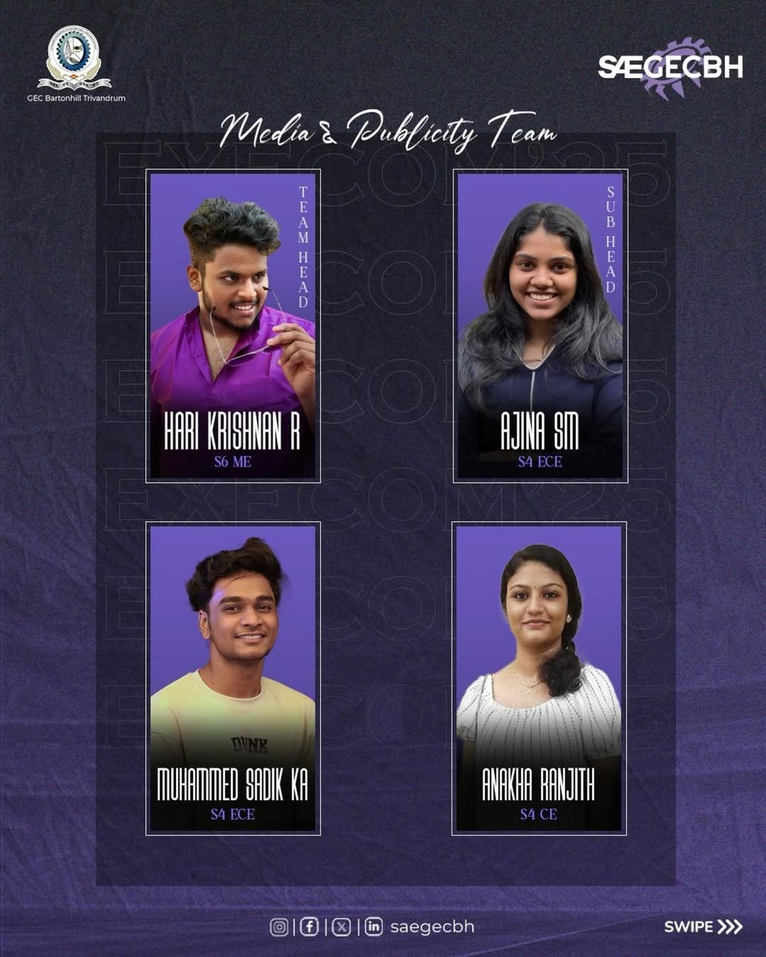 Media and Publicity Team